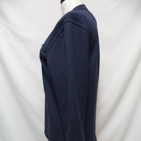 L.L. Bean Katahdin Waffle knit Fleece lined Henley Shirt Top Men Small Sm S - Picture 11 of 16